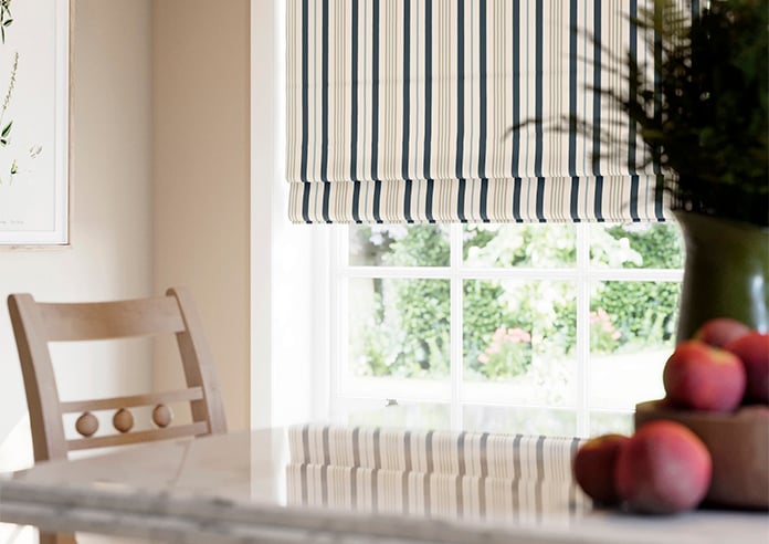 The British Stripe Co. George, Polzeath No.1 - Twist&Fit Roman Blind - Image 5